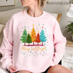 Sweatshirt Merry And Bright 11