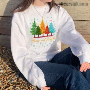 Sweatshirt Merry And Bright 14