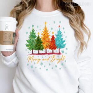 Sweatshirt Merry And Bright 17