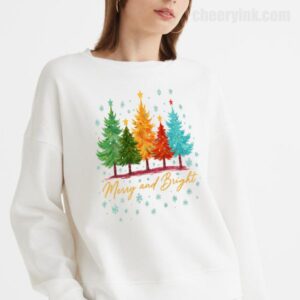 Sweatshirt Merry And Bright 18