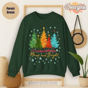 Sweatshirt Merry And Bright Forest