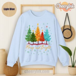Sweatshirt Merry And Bright Light