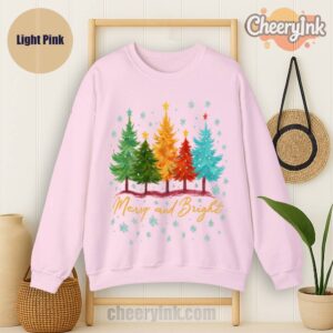 Sweatshirt Merry And Bright Light