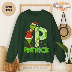 Sweatshirt Personalized Grinch Forest