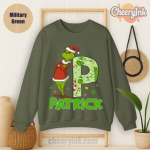 Sweatshirt Personalized Grinch Military