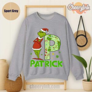Sweatshirt Personalized Grinch Sport