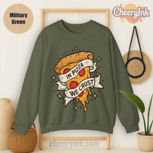 Sweatshirt Pizza Lover Military