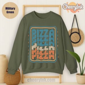 Sweatshirt Pizza Military