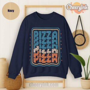 Sweatshirt Pizza Navy