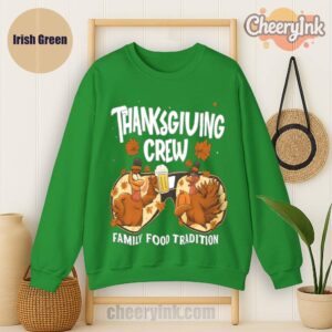 Sweatshirt Thanksgiving Crew Irish