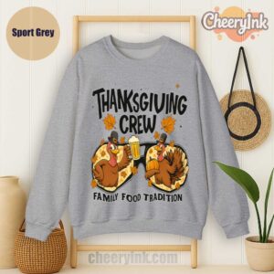 Sweatshirt Thanksgiving Crew Sport