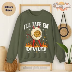 Sweatshirt Thanksgiving Deviled Military