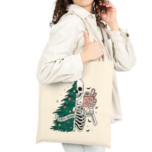 Tote Christmas Skeleton 21 Natural