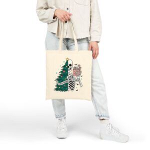 Tote Christmas Skeleton 22 Natural
