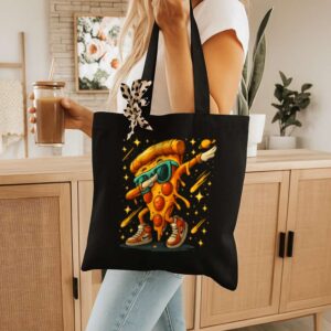 Tote Dabbing Pizza Slice 10 Black