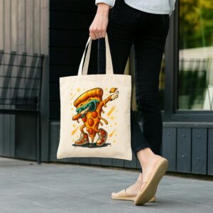 Tote Dabbing Pizza Slice 12 Natural