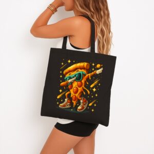 Tote Dabbing Pizza Slice 14 Black