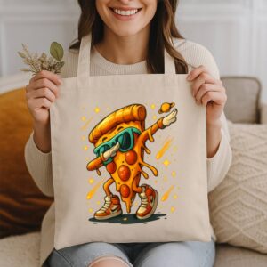 Tote Dabbing Pizza Slice 14 Natural