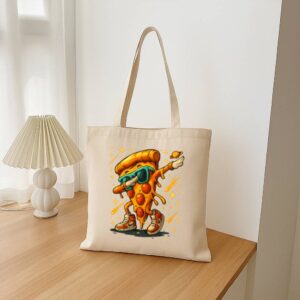 Tote Dabbing Pizza Slice 16 Natural