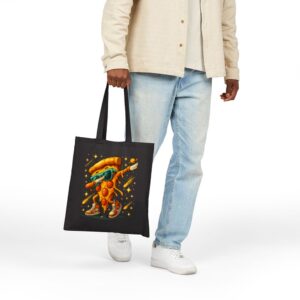 Tote Dabbing Pizza Slice 18 Black
