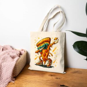 Tote Dabbing Pizza Slice 19 Natural