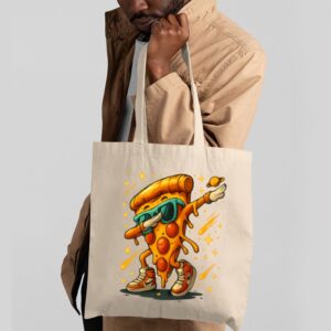 Tote Dabbing Pizza Slice 2 Natural