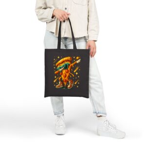 Tote Dabbing Pizza Slice 20 Black