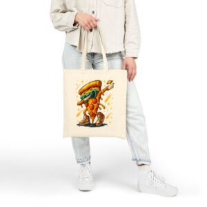 Tote Dabbing Pizza Slice 22 Natural