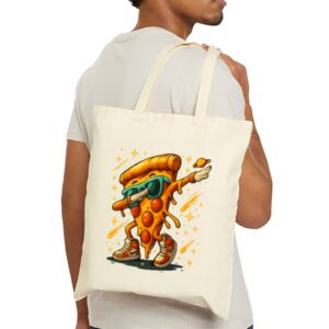 Tote Dabbing Pizza Slice 23 Natural