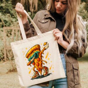 Tote Dabbing Pizza Slice 3 Natural