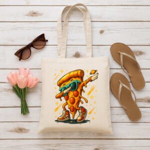 Tote Dabbing Pizza Slice 6 Natural