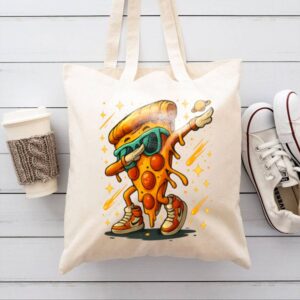 Tote Dabbing Pizza Slice 9 Natural