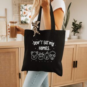 Tote Don T Eat My Homies 10 Black