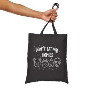 Tote Don T Eat My Homies 15 Black