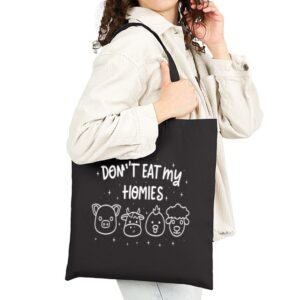Tote Don T Eat My Homies 19 Black