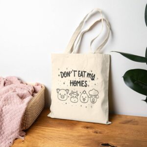 Tote Don T Eat My Homies 19 Natural