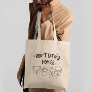 Tote Don T Eat My Homies 2 Natural