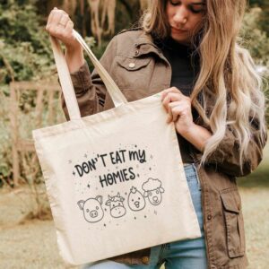 Tote Don T Eat My Homies 3 Natural