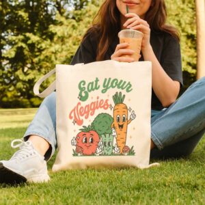 Tote Eat Your Veggies 10 Natural