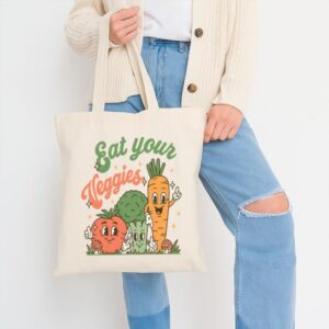 Tote Eat Your Veggies 11 Natural