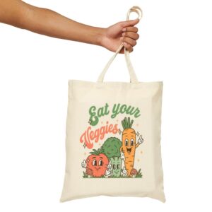 Tote Eat Your Veggies 17 Natural