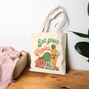 Tote Eat Your Veggies 19 Natural