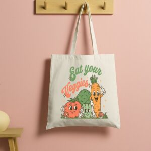 Tote Eat Your Veggies 5 Natural