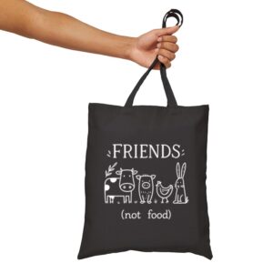 Tote Friends Not Food 15 Black
