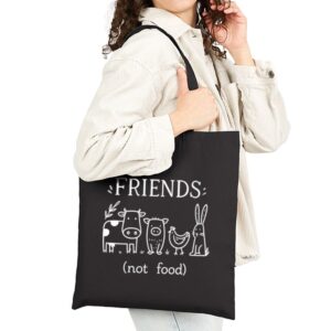 Tote Friends Not Food 19 Black