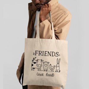 Tote Friends Not Food 2 Natural