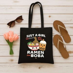 Tote Funny Food Friends 1 12 Black