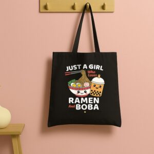 Tote Funny Food Friends 1 13 Black