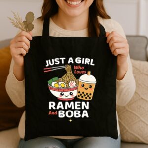 Tote Funny Food Friends 1 3 Black