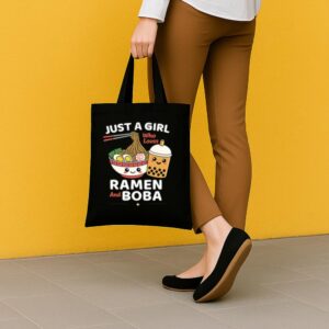 Tote Funny Food Friends 1 5 Black